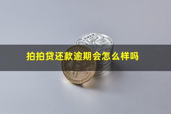 拍拍贷还款逾期会怎么样吗?拍拍贷还款逾期会怎么样吗知乎