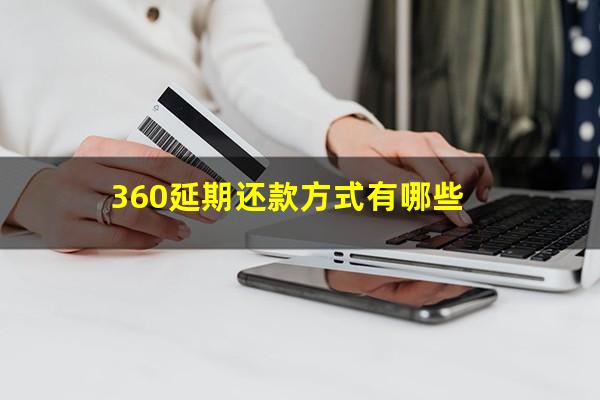 360延期还款方式有哪些