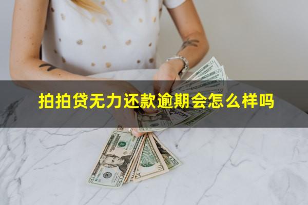 拍拍贷无力还款逾期会怎么样吗