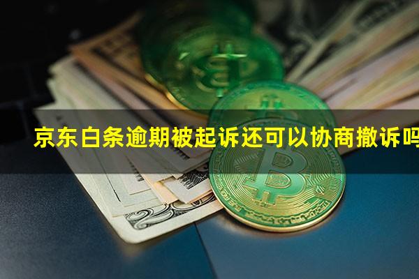 京东白条逾期被起诉还可以协商撤诉吗?京东白条逾期起诉会怎样