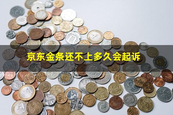 京东金条还不上多久会起诉?京东金条还不起了好协商吗